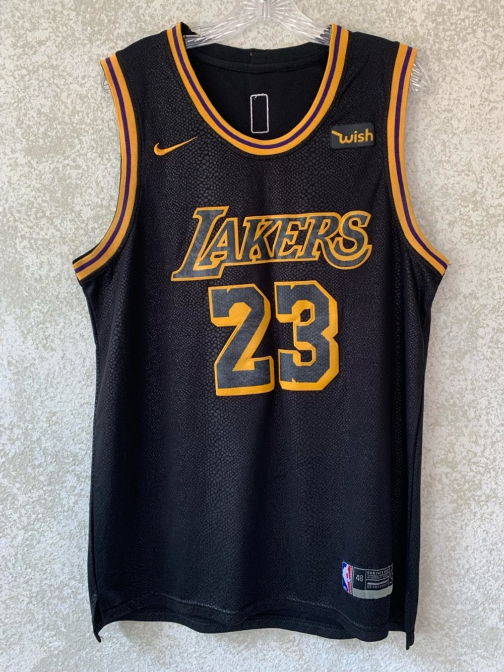Nike‎ Black and Gold Los Angeles Lakers #23 Jersey